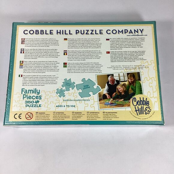 Cobble Hill Next Goal Wins 350 Piece Jigsaw Puzzle DR Laird Ice Hockey Pond New - Picture 7 of 9